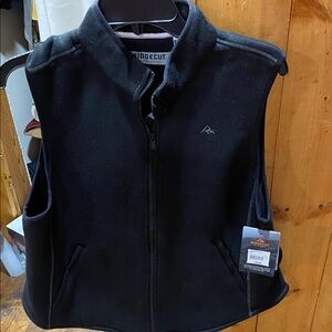 Women's Black Zip-Up Vest by Reebok